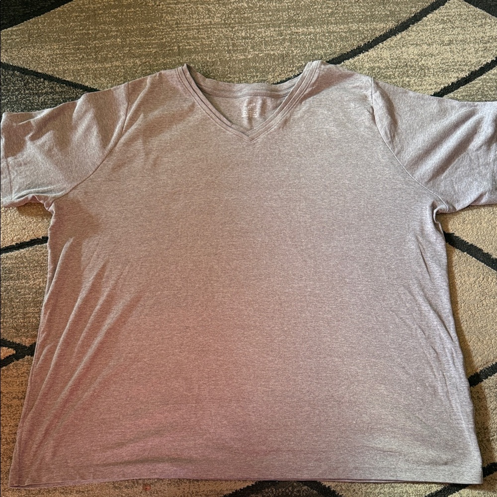 CJ Banks Heather Gray Knit Top